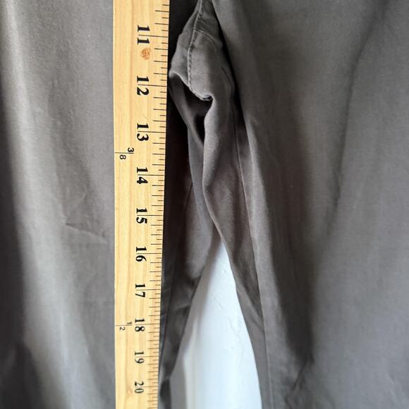 Eddie Bauer Pants 12 Brown Mercer Fit Stretch Trouser Flare Career Casual Preppy - Picture 4 of 8